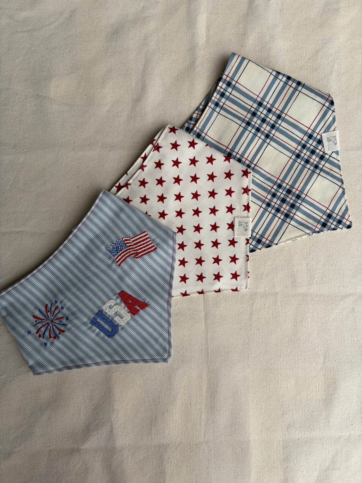 Red Stars Pet Bandana