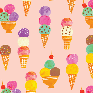 Sundae Funday Summer Dog Collar