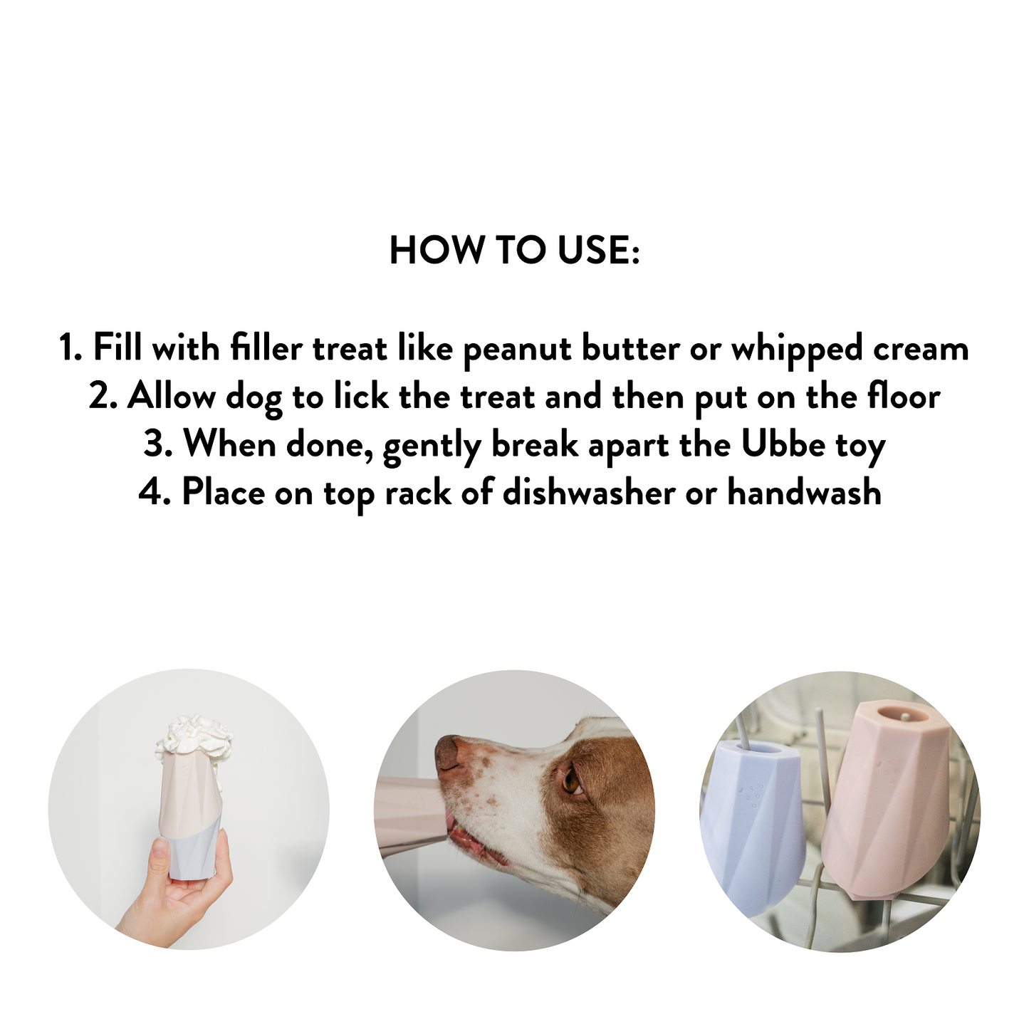 Modern Treat Filler/Stuffer Toy for Dogs - The Ubbe