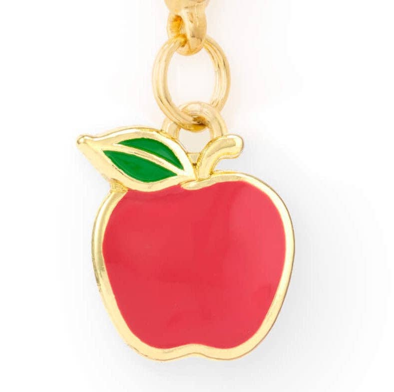 Apple Collar Charm