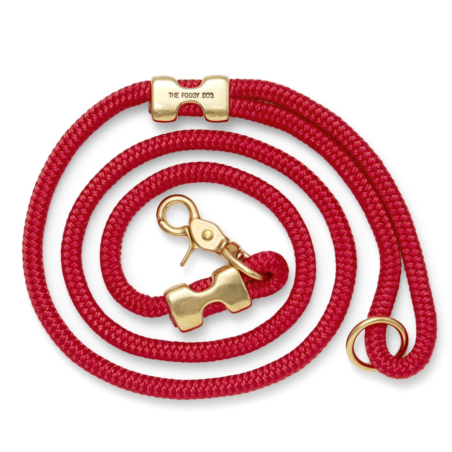 Ruby Red Marine Rope Dog Leash