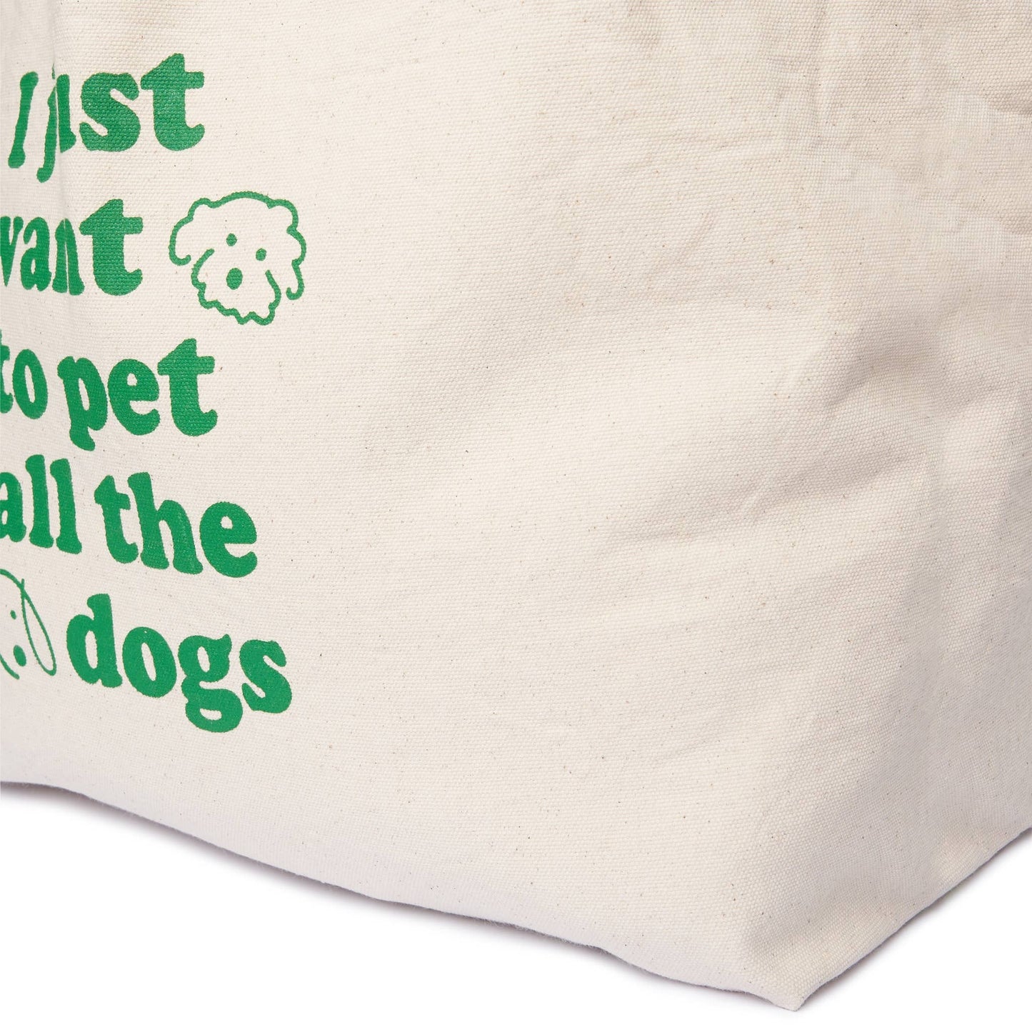 Giant Tote Bag - Pet All The Dogs