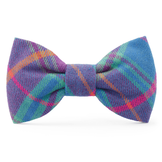 Piper Plaid Flannel Dog Bow Tie