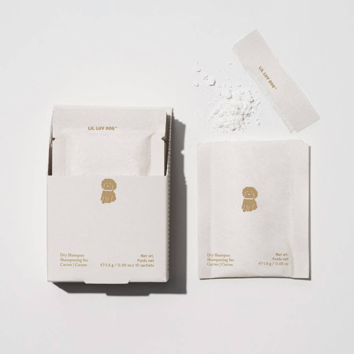 Dry shampoo on-the-go