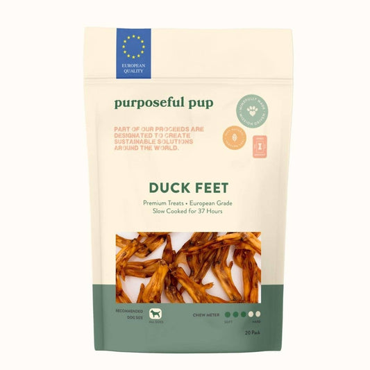Purposeful Pup - Duck Feet 20 Pack