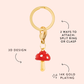 Toadstool Collar Charm