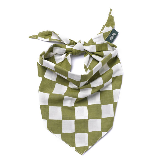 Checkmate Dog Bandana
