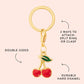 Cherries Collar Charm