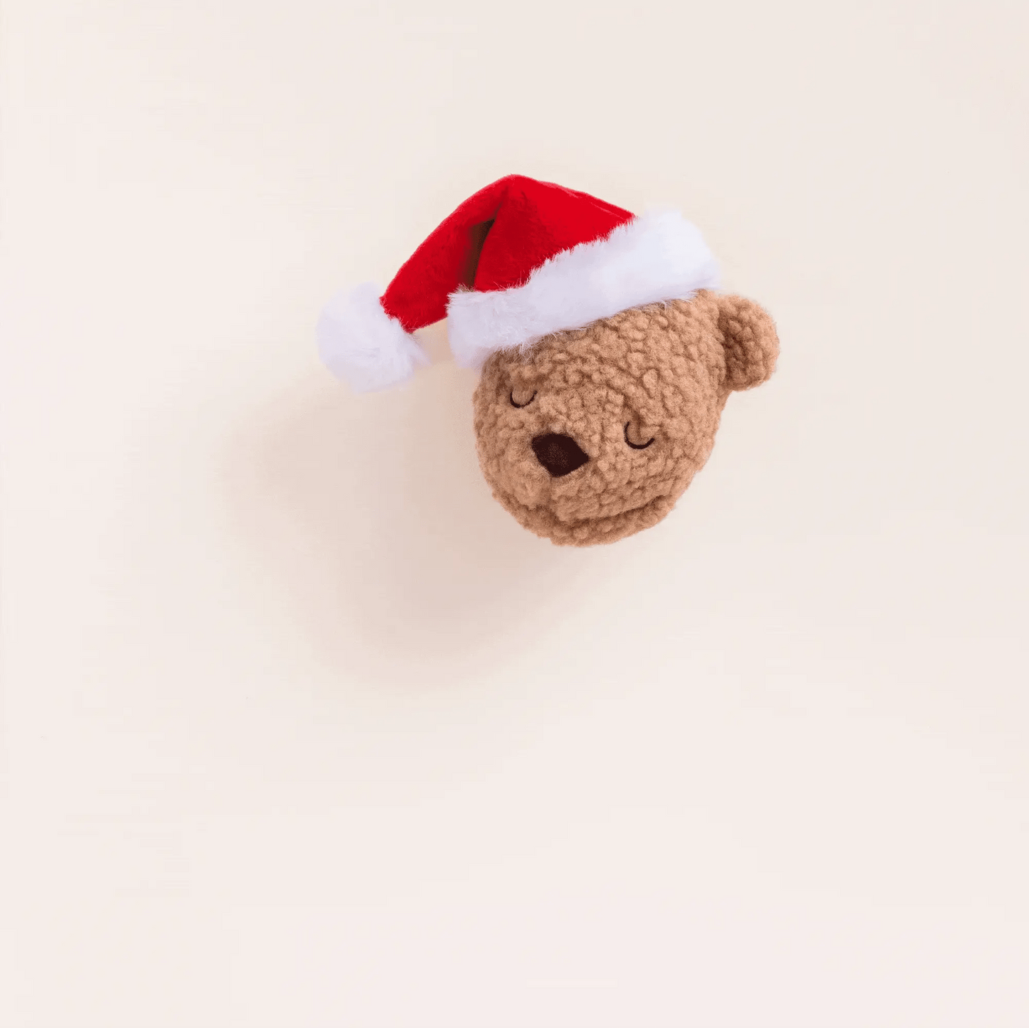 Santa Teddy Bear 2-in-1 Bounce Dog Toy