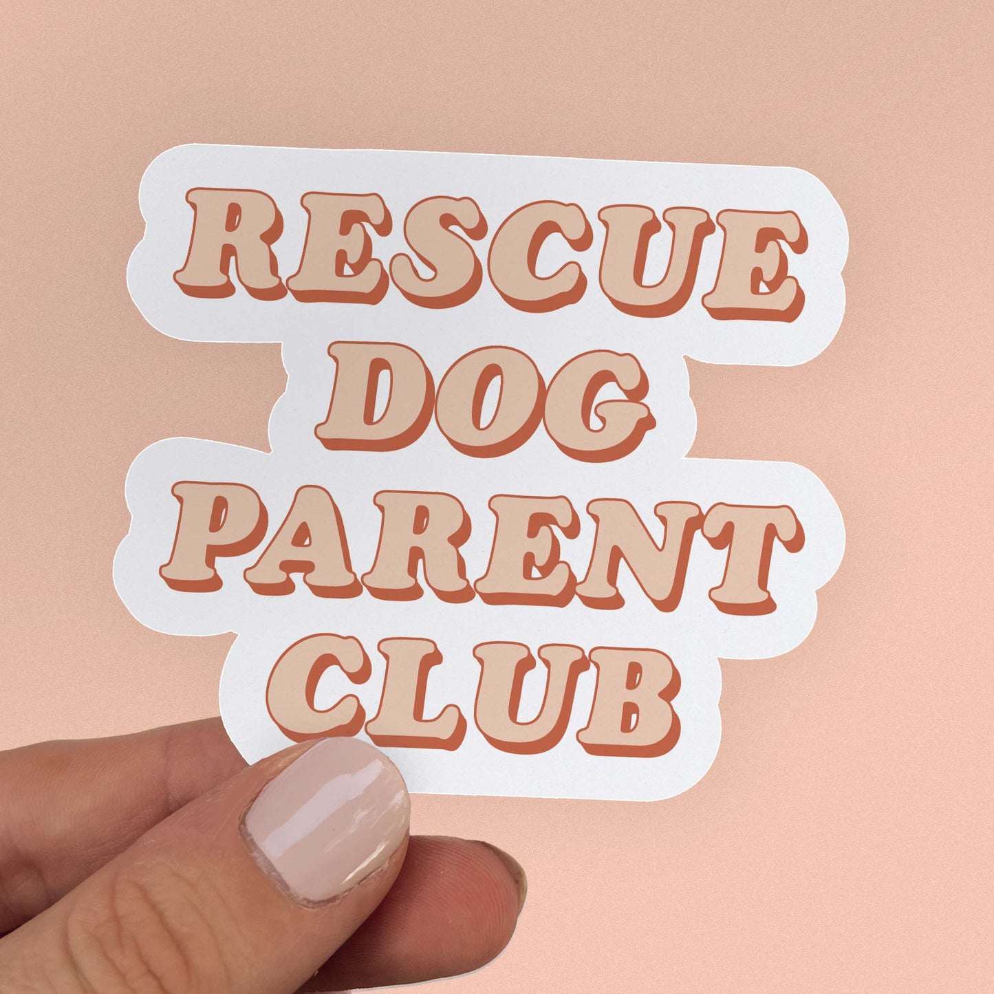 Rescue Dog Parent Sticker