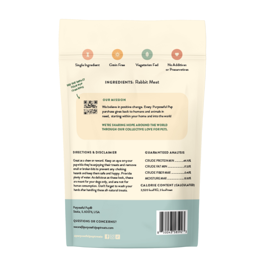 Purposeful Pup - Rabbit Bites 5oz