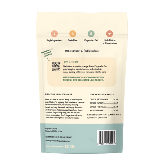 Purposeful Pup - Rabbit Bites 5oz