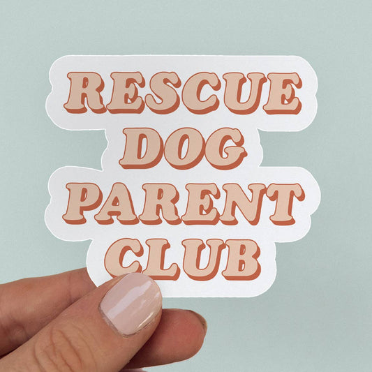 Rescue Dog Parent Sticker