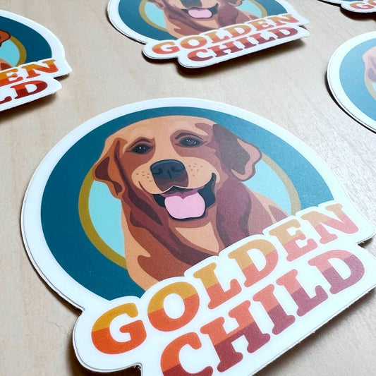 Golden Child Dog Sticker