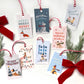 Christmas Gift Tag Set: Dog-Themed