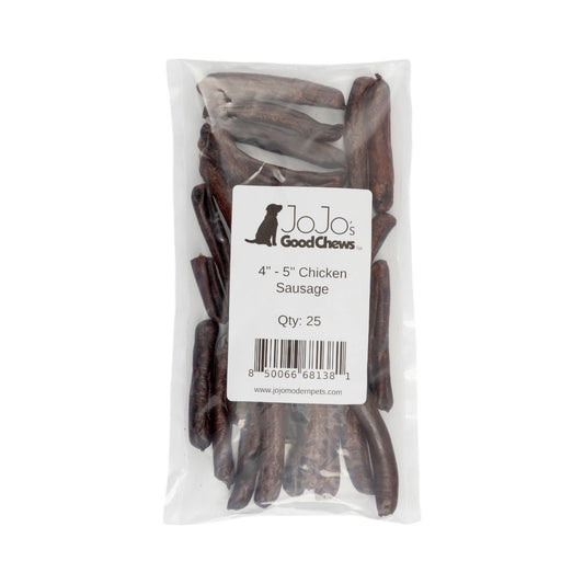 4” - 5” Beef Flavored Chicken Sausage Dog Treats