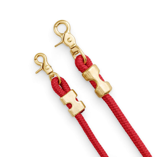 Ruby Red Marine Rope Dog Leash