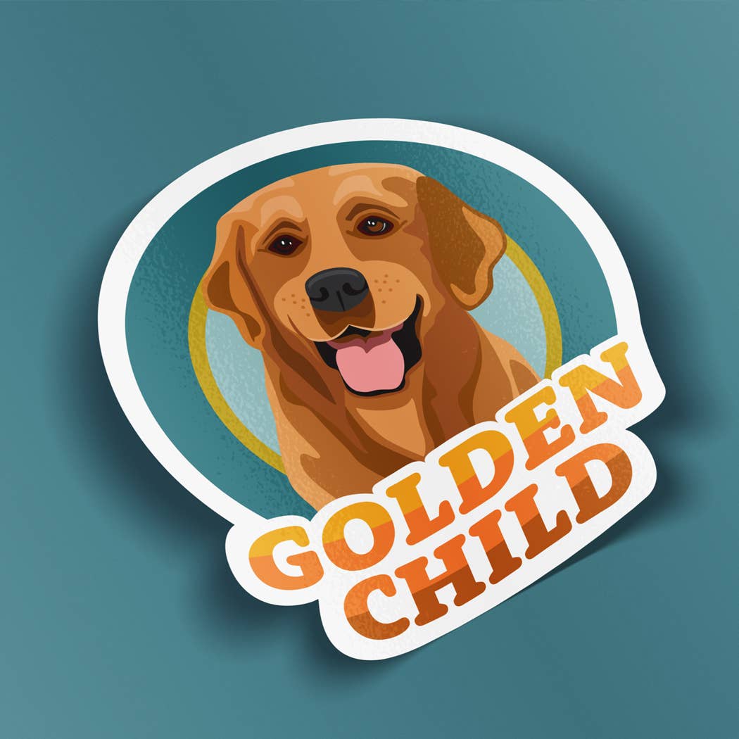Golden Child Dog Sticker