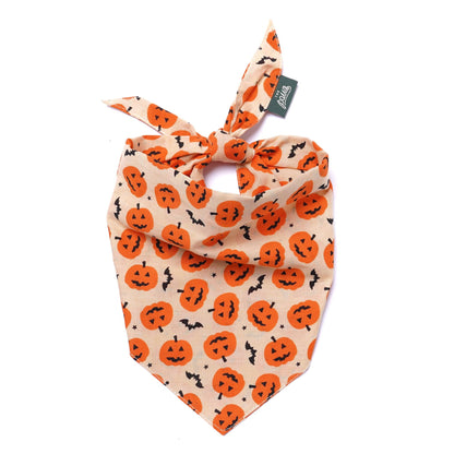 Pumpkin Halloween Dog Bandana