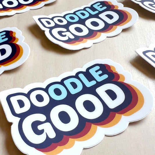 Doodle Good/Do Good Dog Sticker