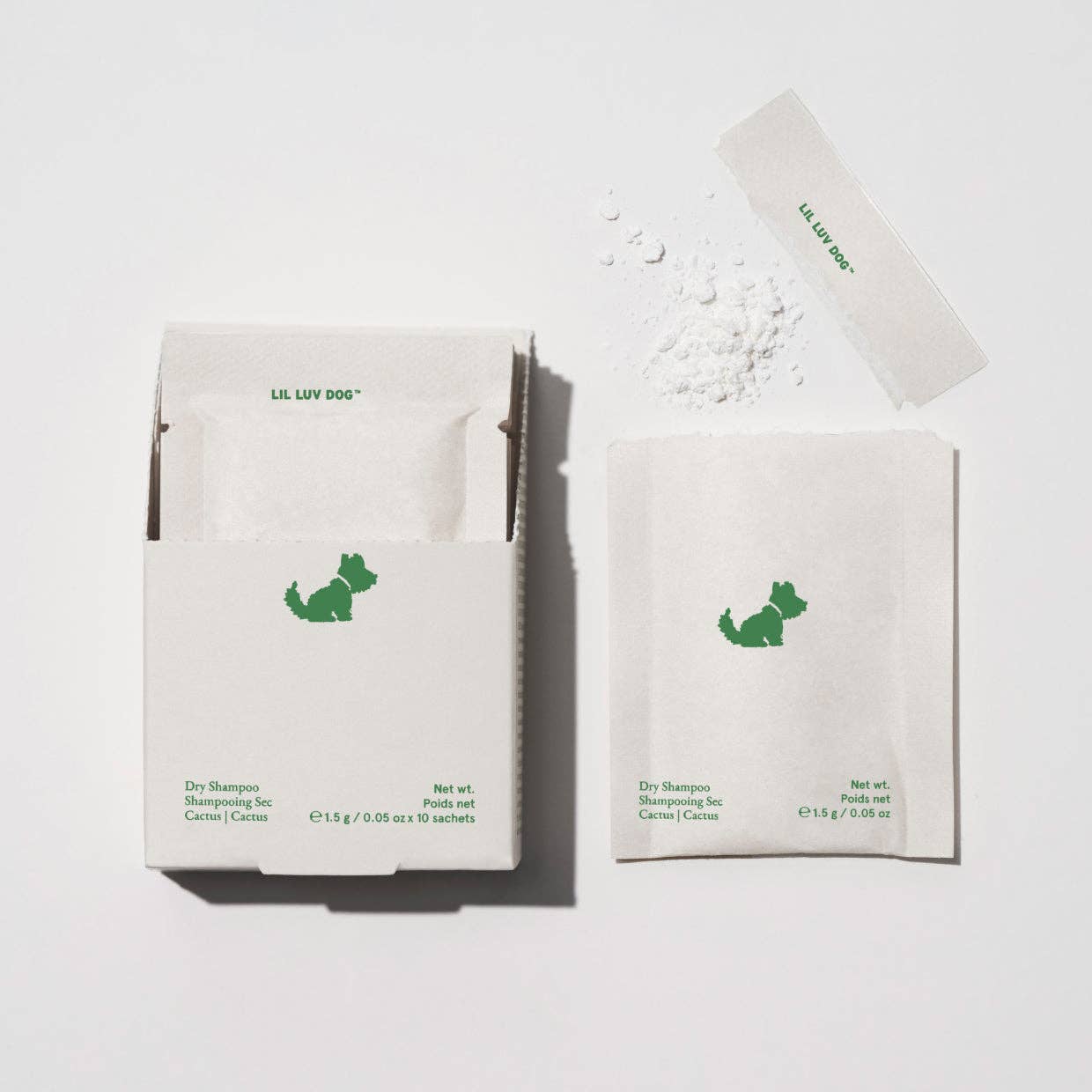 Dry shampoo on-the-go