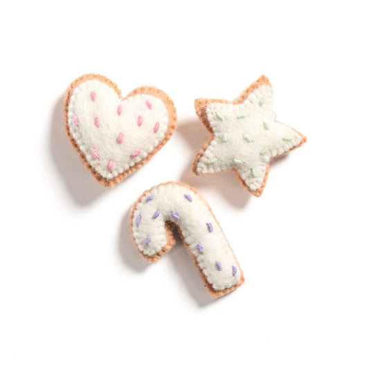 Catnip Gingerbread Cookie Toys (Set of 3)