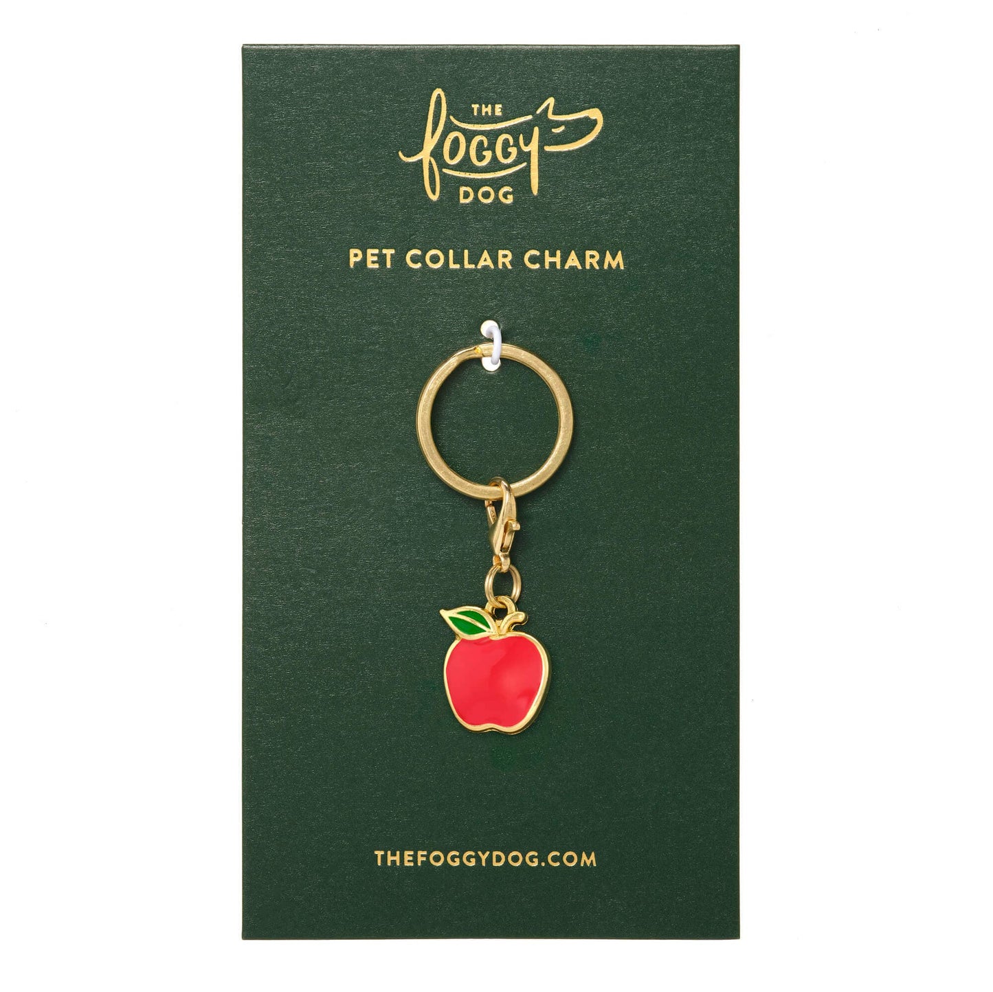 Apple Collar Charm