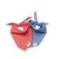 Blue Gingham Dog Bandana