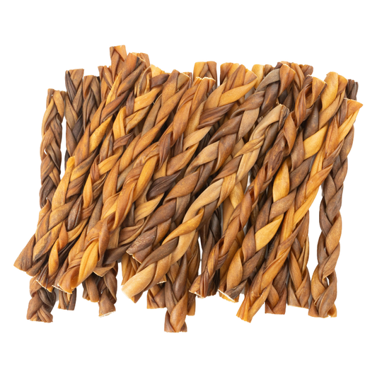 Braided Collagen Stick Dog Treat - 12" Thick