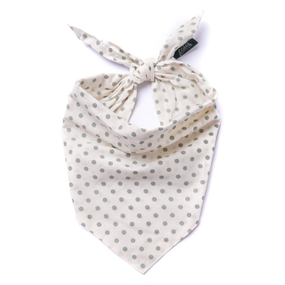 Polka Dot Green Dog Bandana