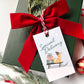 Christmas Gift Tag Set: Dog-Themed