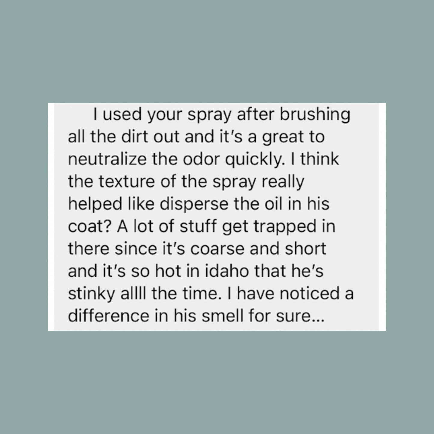 Dog Conditioning Spray & Deodorizer 2 in 1 For Smelly Dogs