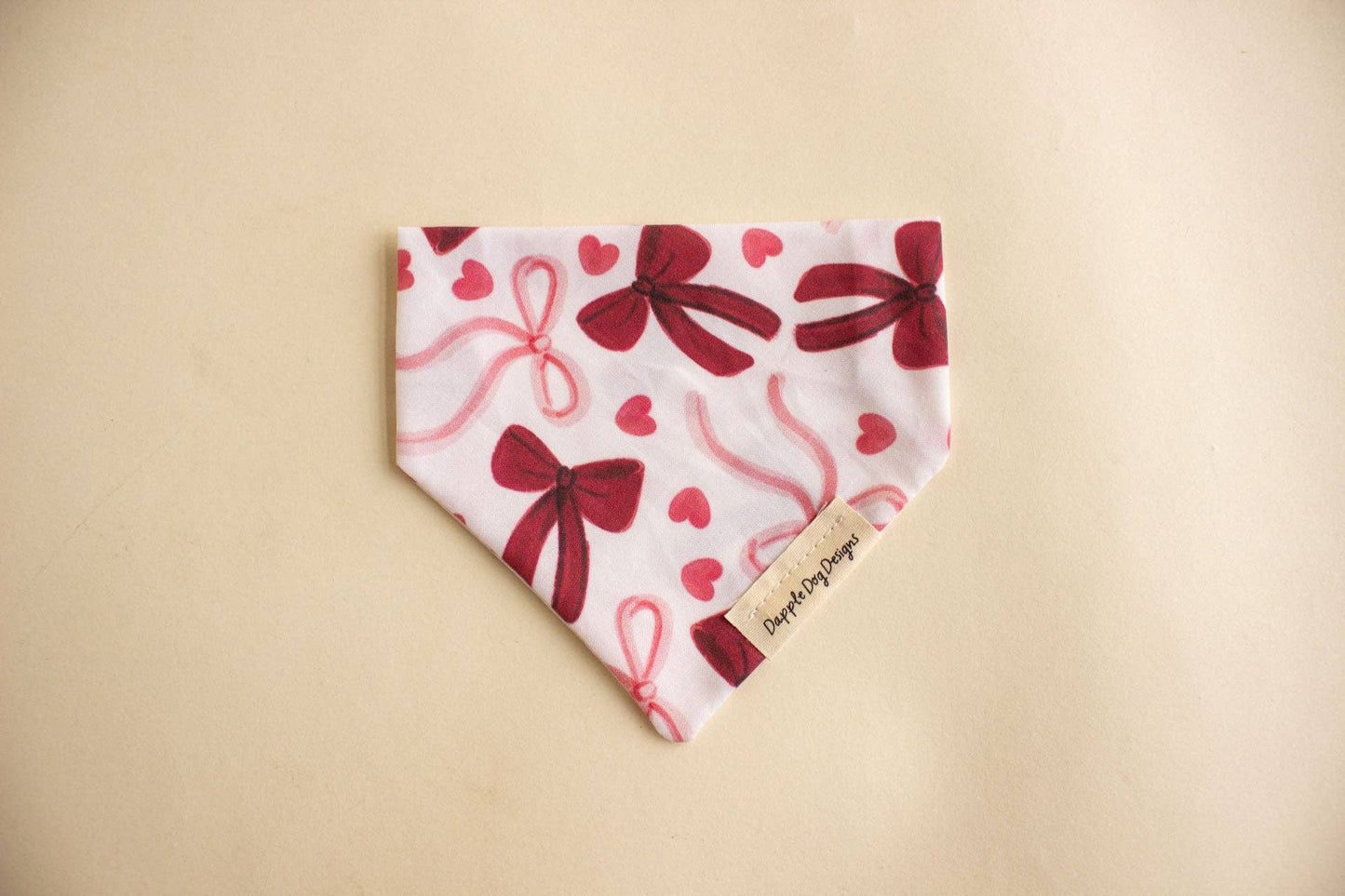 Pink Bows Bandana - Valentine's Day Dog Bandana