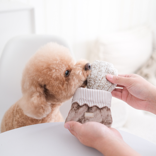 2-in-1 Petite Bakery Enrichment Dog Toy