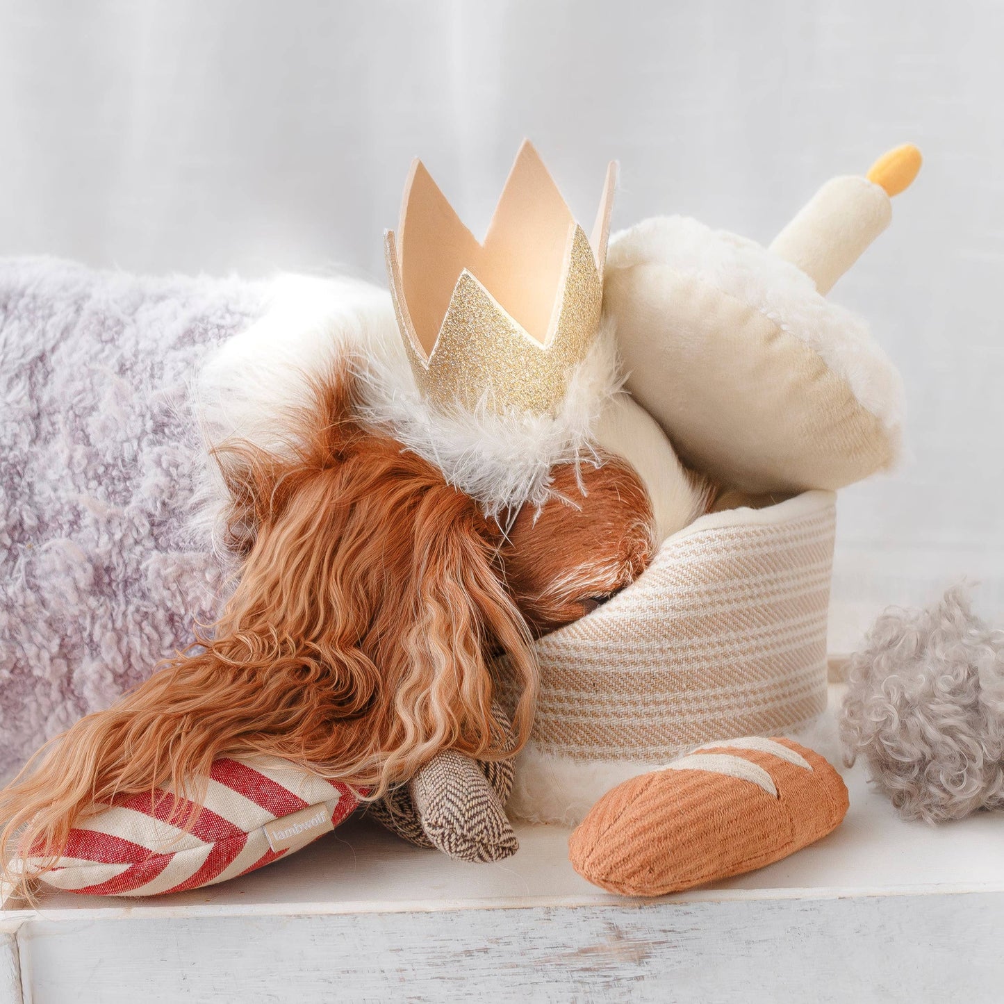 Birthday Cake Burrow Enrichment Dog Toy