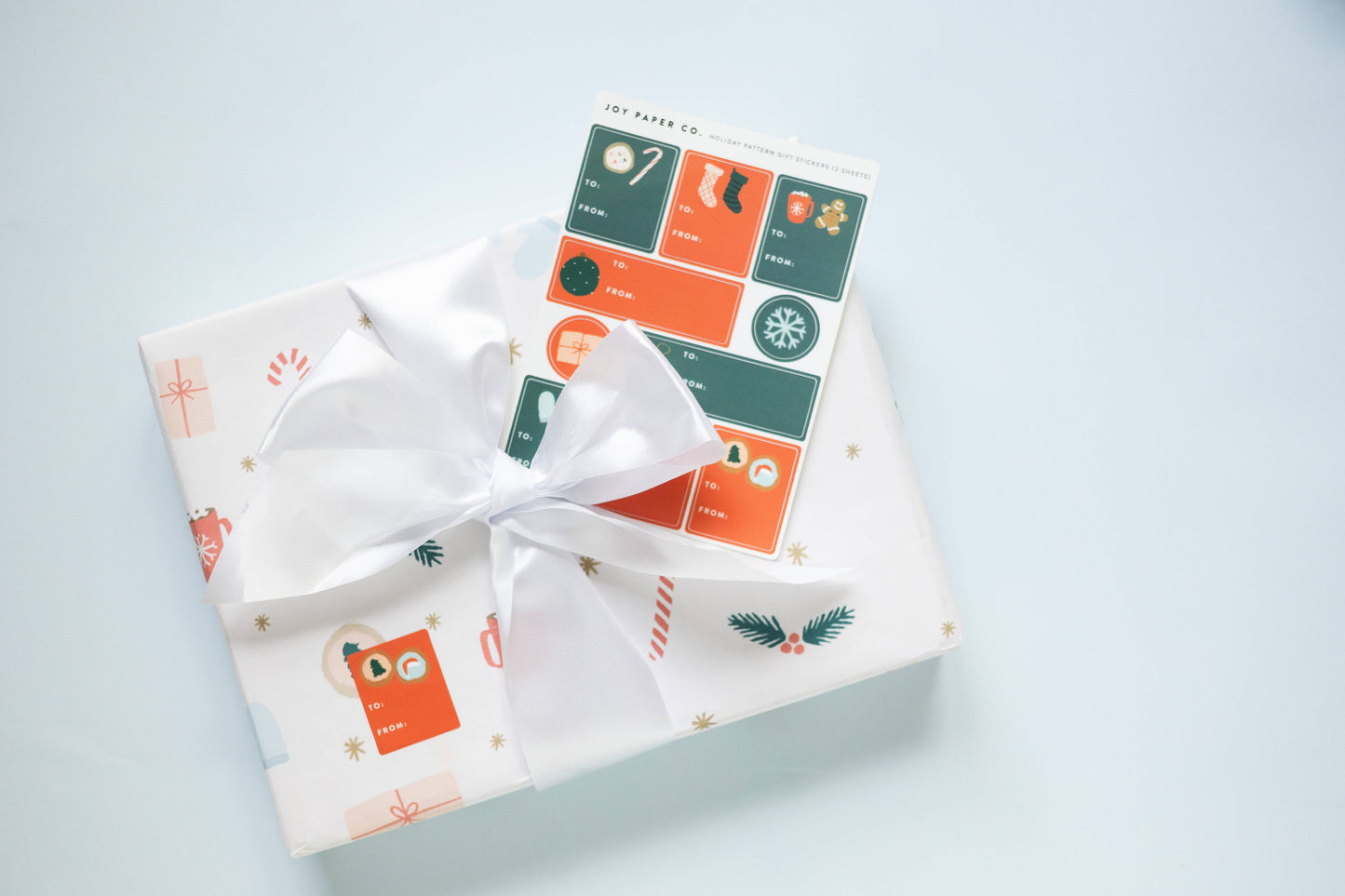 Holiday Dogs Gift Sticker Sheet (Set of 2)