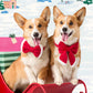 Santa Paws Lady Dog Bow