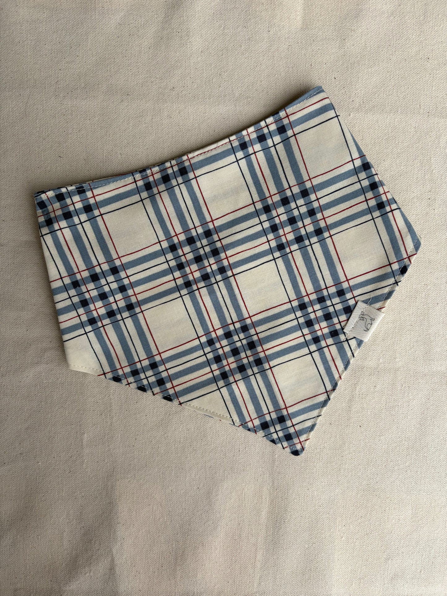 Patriotic Plaid Bandana - Woodles Made