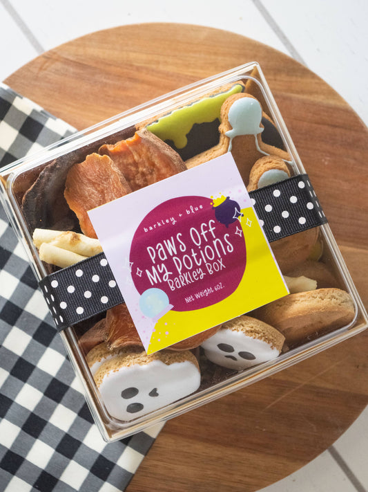 Paws Off My Potions Barkley Box - Halloween Dog Barkuterie