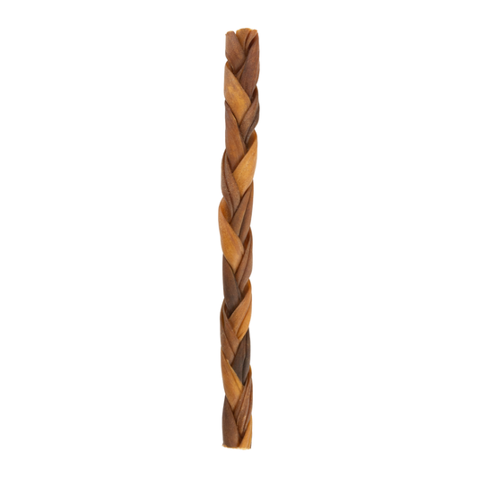 Braided Collagen Stick Dog Treat - 12" Thick