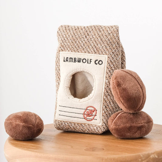 Coffee Beans Enrichment Dog Toy