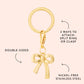Gold Bow Collar Charm
