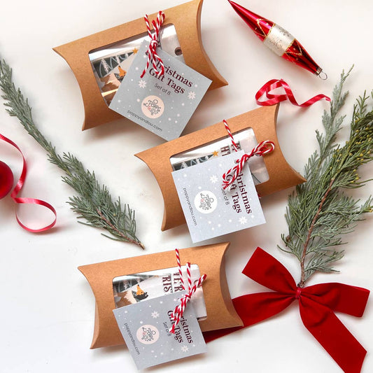 Christmas Gift Tag Set: Dog-Themed