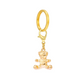 Gold Bear Collar Charm