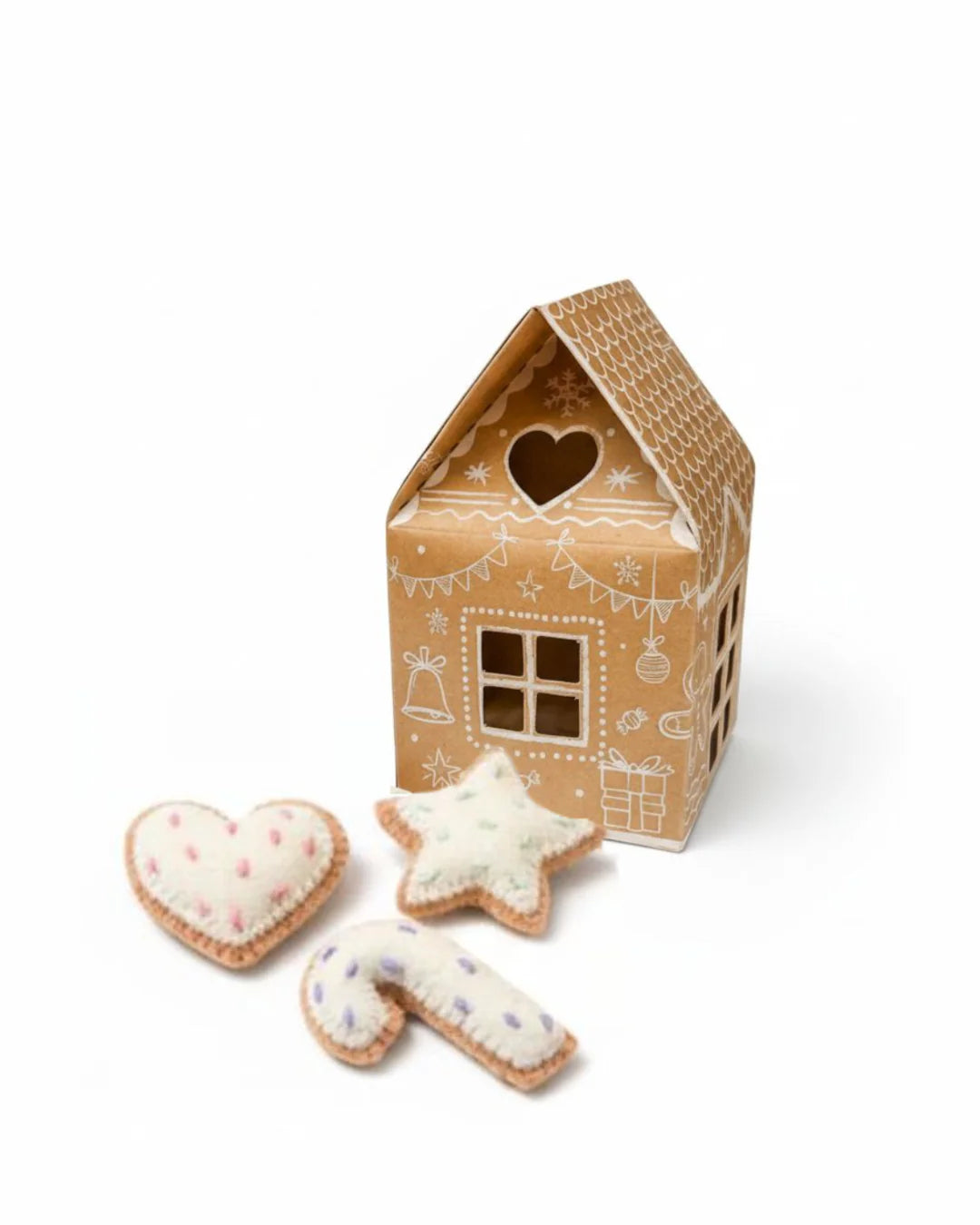 Catnip Gingerbread Cookie Toys (Set of 3)