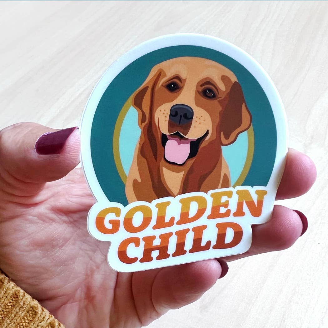 Golden Child Dog Sticker