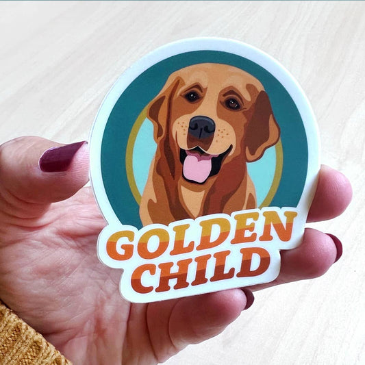 Golden Child Dog Sticker