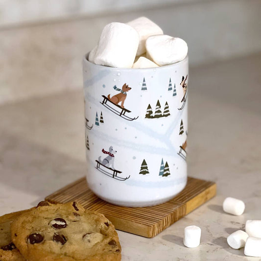 Dog Sledding Winter Mug