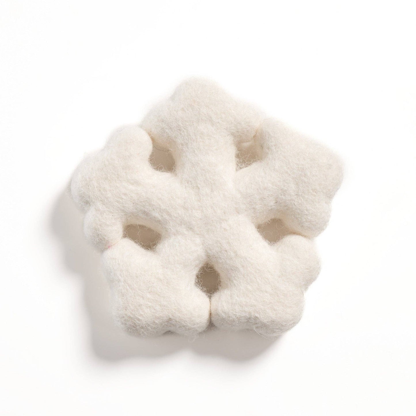 Snowflake Wool Felt Toy