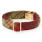 Orchard Plaid Flannel Dog Collar